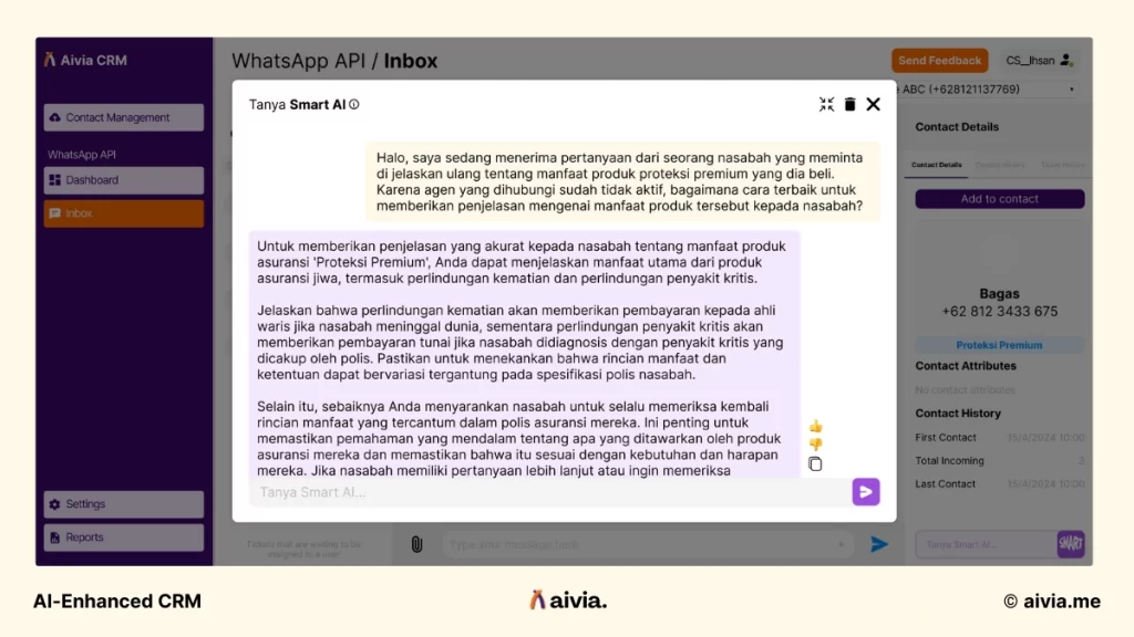 fitur smart knowledge base di smart ai