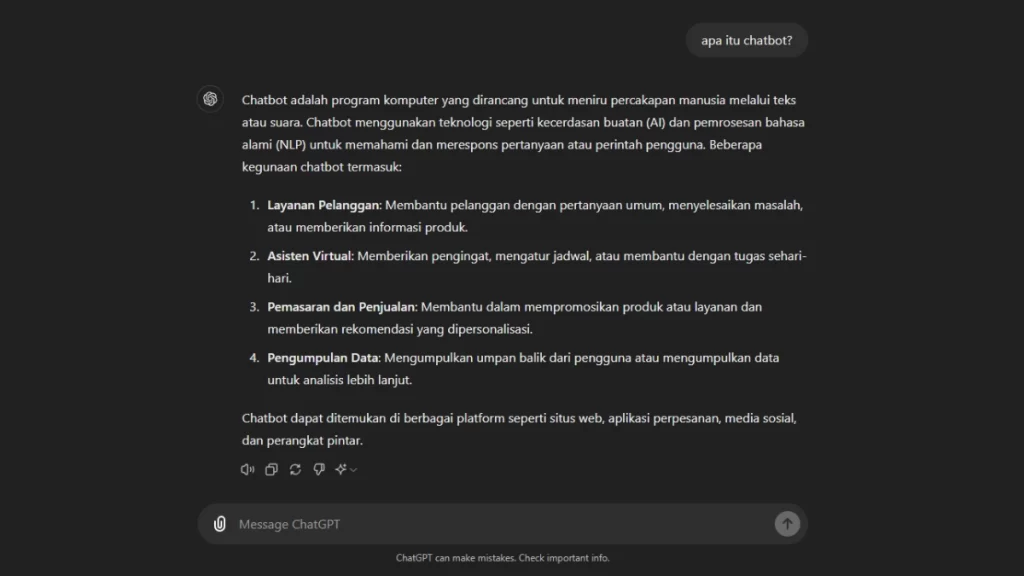 contoh aplikasi gpt dalam kehidupan sehari-hari dengan chatbot chatgpt