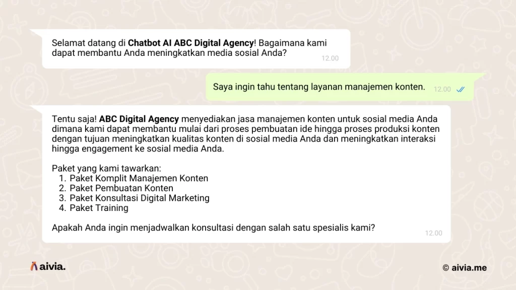 use case chatbot ai di industri agensi digital