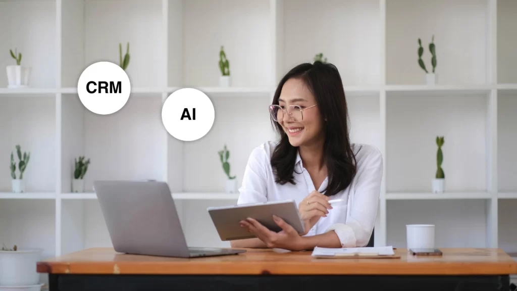 ilustrasi dampak positif smart ai bagi perusahaan